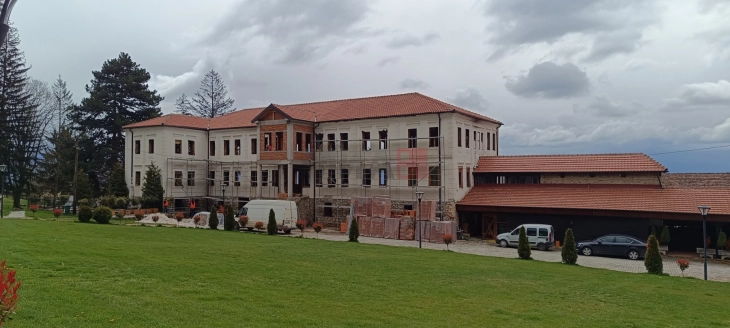 Завршна фаза од конзерваторско-реставраторските интервенции на стариот конак во Лешочкиот манастир 