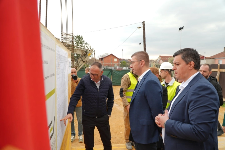 Мицкоски од Илинден: Владата продолжува со инвестиции во образованието, се гради нова училишна зграда во ООУ „Гоце Делчев“