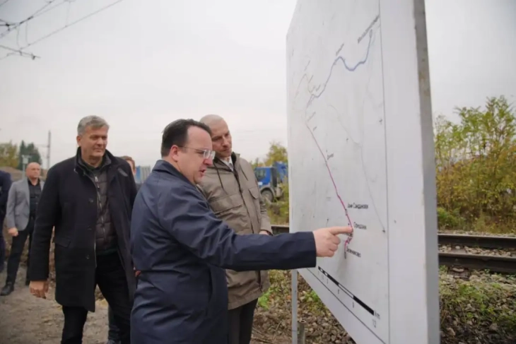 Nikolloski, Gjorgjievski dhe Ivanovski në mbikëqyrje të realizimit të projektit 