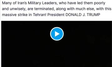 Trampi publikoi video nga një sulm vdekjeprurës ndaj Teheranit: Vramë shumë udhëheqës ushtarakë iranianë