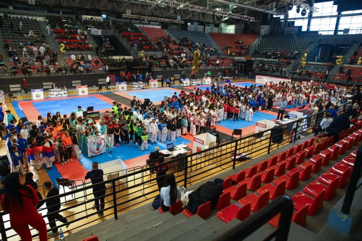 Ристовски го отвори „Олимпик Опен 2026“ – над 1.000 каратисти од 10 земји настапуваат во Скопје