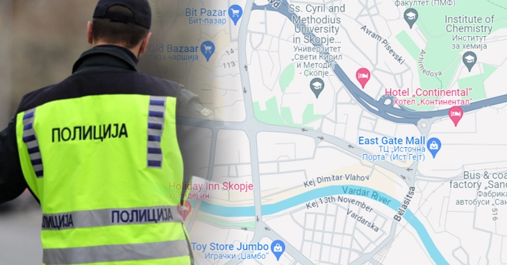 Протест на студентите за полагање правосуден испит на албански јазик