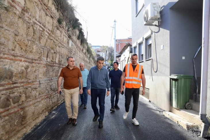 Целосно реконструирана улицата „Јосиф Михајловиќ“ со нова подземна инфраструктура во Чаир