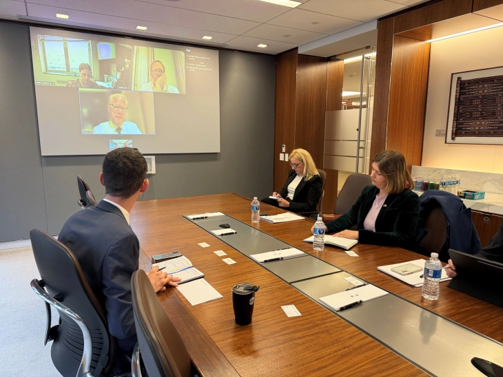 Bozhinovska meets Chevron representatives, discuss diversification of supply, entry of U.S. companies on Macedonian market