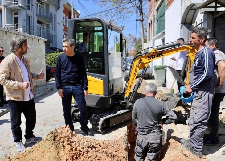 Меџити: Над 40 домаќинства добиваат приклучок на водоводната мрежа на улицата „Аврам Писевски“