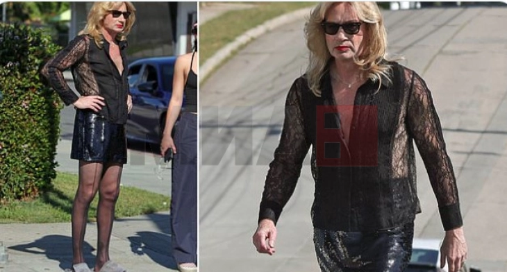 Голема трансформација на актерската легенда Дејвид Духовни за потребите на филмот „Сапунска кутија“