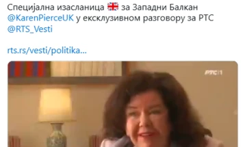 Карен Пирс, специјална претставничка на Велика Британија за Западен Балкан: Лондон не се меша во изборите во Србија