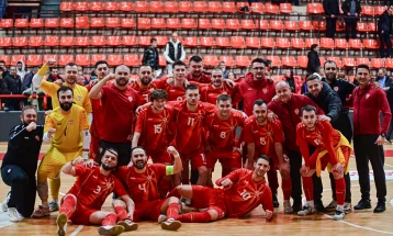 Втора победа за македонската футсал репрезентација