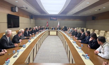 Делегација на Партијата за движење на Турците, предводена од претседателот Ибрахим имаше средби во рамки на тим-билдинг активности во Анкара