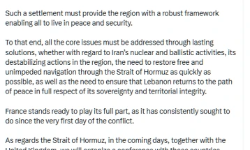 Edhe Franca si Britania e Madhe nuk do të përfshihet në bllokadën amerikane në Ngushticën e Hormuzit