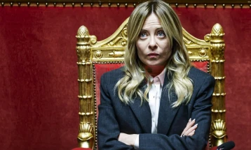 Мелони: Автоматското обновување на одбранбениот договор со Израел е суспендирано