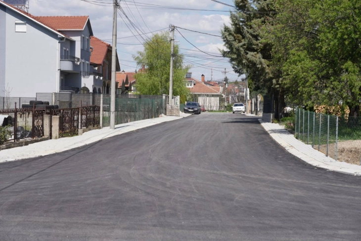 Завршена изградбата на улица во населба „Перо Чичо“ во Куманово