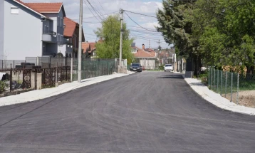 Завршена изградбата на улица во населба „Перо Чичо“ во Куманово