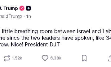 Trampi: Sot bisedime ndërmjet Izraelit dhe Libanit