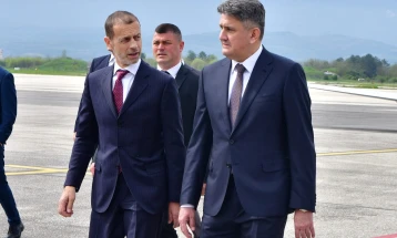 Чеферин денеска во посета на ФФМ, средби и со државниот врв