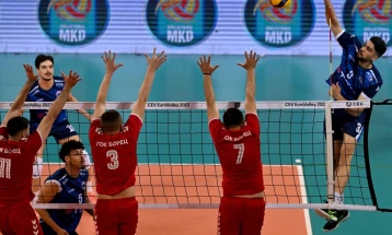 Одбојкарите на Штип УГД поведоа во финалната серија за титулата против ГОК Борец