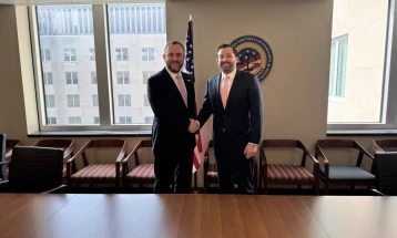 Тошковски во Вашингтон: Продлабочување на безбедносната соработка меѓу Македонија и САД