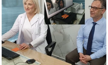 Министерот Азир Алиу во Дебар го означи почетокот на пилот - проектот за телемедицина во областа на дерматовенерологијата  