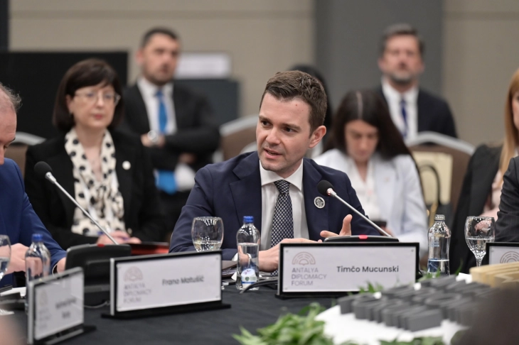 European perspective and regional cooperation in focus of Mucunski’s meetings in Antalya