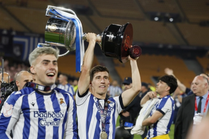 Real Sociedad clinch Copa del Rey while Napoli lose at home to Lazio