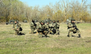 Në Shtip fillon vlerësimi i Grupit të Batalionit të këmbësorisë së lehtë në kuadër të stërvitjes 