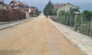 Изградени тротоари и реконструкција на улицата Васко Карангелевски во Куманово