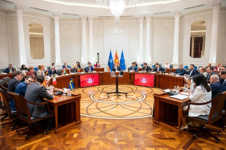 Значителниот напредок во реформската агенда презентиран пред амбасадорите на ЕУ