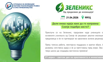 „Зеленикс – од предизвик до иновација“ - едукативно-креативен настан во Скопје