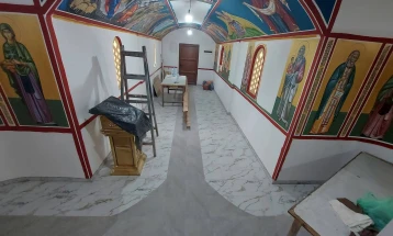 Во завршна фаза фрескопишувањето во Манастирот „Св. Димитриј“ во Кочани