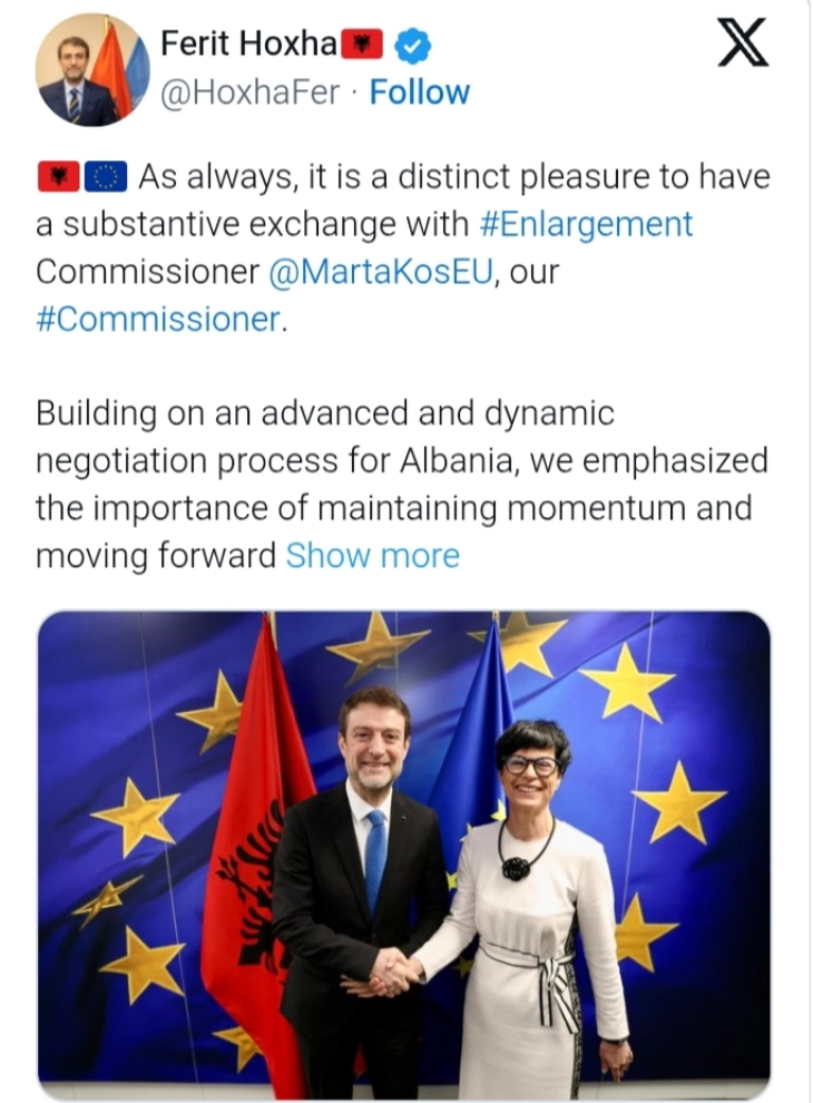 Takim Hoxha - Kos kushtuar përparimit të Shqipërisë në procesin eurointegrues