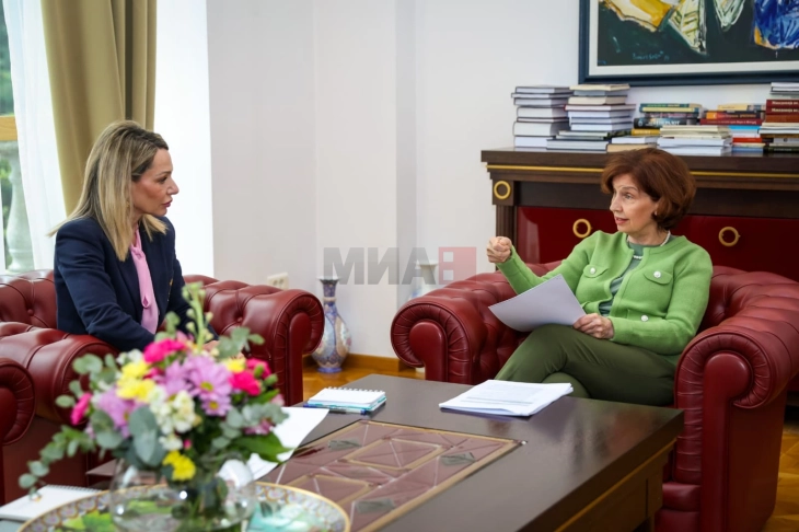 Siljanovska-Davkova priti përfaqësuesit e 