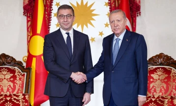 Mickoski - Erdogan: Government committed to creating attractive business environment for new Turkish investments