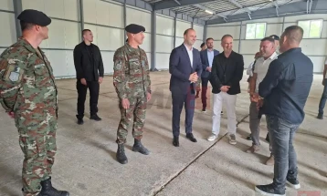 Misajlovski: Prilep barracks gets new hangar, investments in Army infrastructure continue